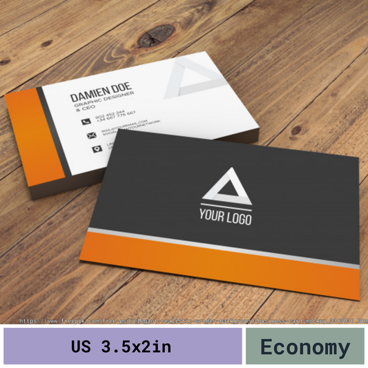Business Cards - US 3.5x2in Full Color (Economy)
